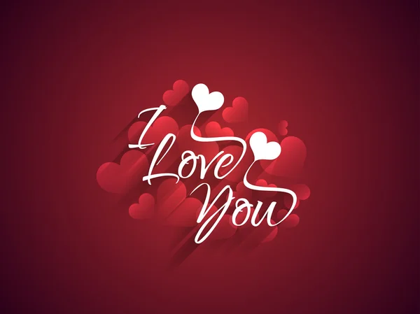 Elegant Love background for valentine 's day . — стоковый вектор