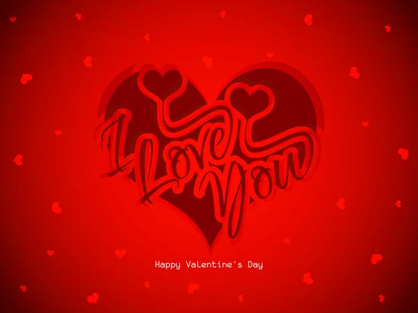 Tyylikäs Rakkaus tausta Ystävänpäivä . — vektorikuva