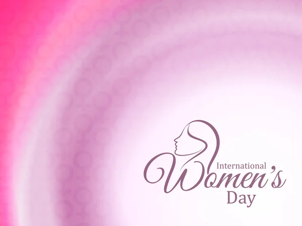 Beautiful women's day background. — Stock Vector