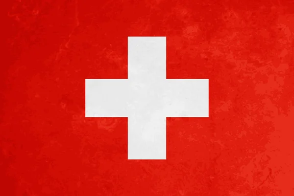 Beautiful flag design of Switzerland. — Stock Vector