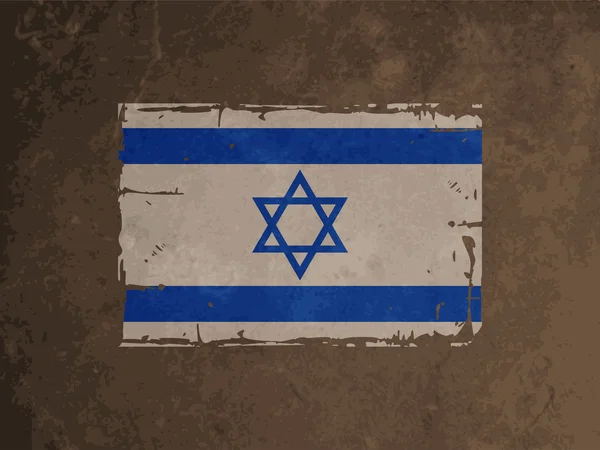 Projeto bonito bandeira de israel — Vetor de Stock