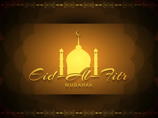 Ontwerp van de achtergrond voor Eid — Stockvector