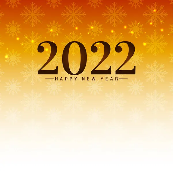 Новым Годом 2022 Снежинки Яркий Вектор Фона — стоковый вектор