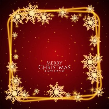 Mutlu Noeller, parlak çerçeve kırmızı arkaplan tasarım vektörü