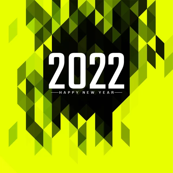 Abstarct Bonne Année 2022 Vecteur Fond Moderne — Image vectorielle