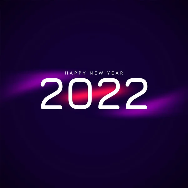 Szczęśliwego Nowego Roku 2022 Elegancki Stylowy Wektor Tła — Wektor stockowy