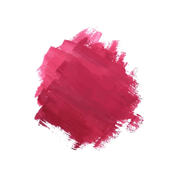 Pincel Acuarela Trazo Oscuro Diseño Rosa Vector — Archivo Imágenes Vectoriales
