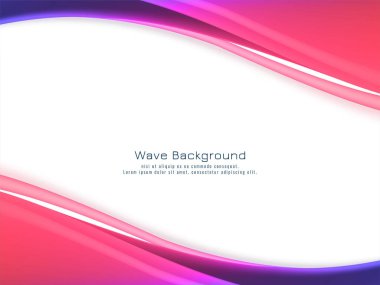 Zarif renkli dalga dinamik tasarım arka plan vektörü