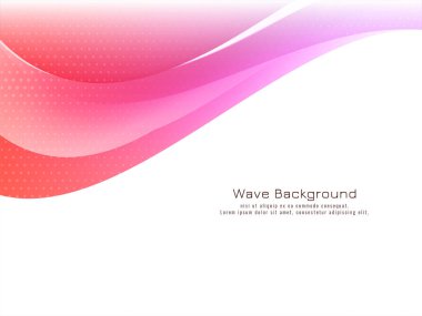 Zarif renkli dalga dinamik tasarım arka plan vektörü