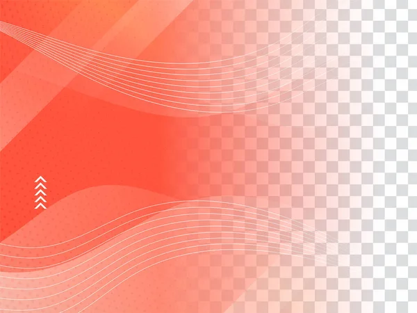 Сучасний Червонохвильовий Прозорий Вектор Фону — стоковий вектор