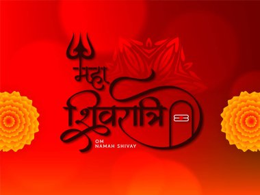 Maha Shivratri kültür festivali arka plan vektörünü karşıladı