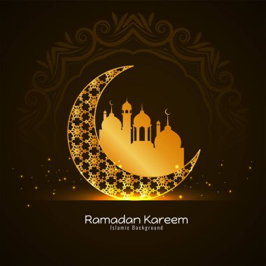 Ramazan Kareem İslam Ayının geçmiş tasarım vektörü