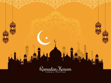 Ramazan Kareem İslami etnik köken tasarım vektörü