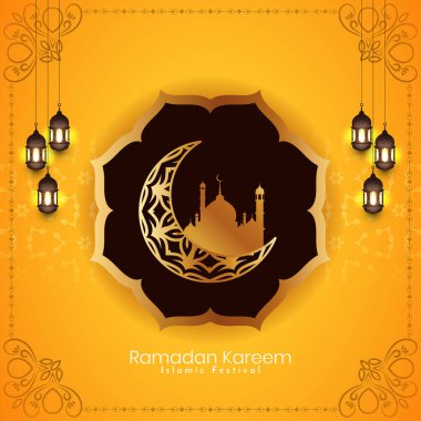 Ramazan Kareem İslami etnik köken tasarım vektörü