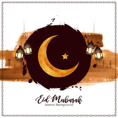 Mübarek Kurban Bayramı İslami İslam festivali arka plan tasarım vektörü