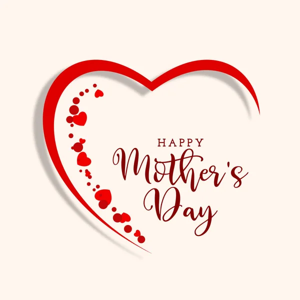 Feliz Dia Das Mães Celebração Saudação Fundo Design Vetor —  Vetores de Stock