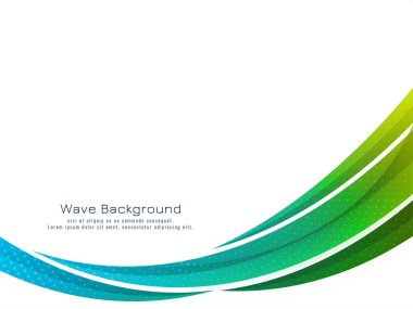 Zarif modern renkli dalga dinamik tasarım arka plan vektörü