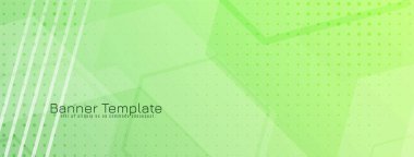 Yumuşak yeşil renk zarif geometrik altıgen şekiller sancak tasarım vektörü