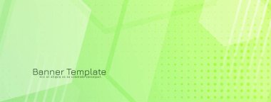 Yumuşak yeşil renk zarif geometrik altıgen şekiller sancak tasarım vektörü