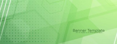 Yumuşak yeşil renk zarif geometrik altıgen şekiller sancak tasarım vektörü