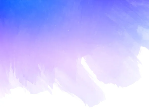 Moderne Soft Violet Aquarelle Texture Peinture Conception Arrière Plan Vecteur — Image vectorielle