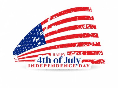 Amerika 'nın 4 Temmuz kutlamaları modern arka plan vektörü