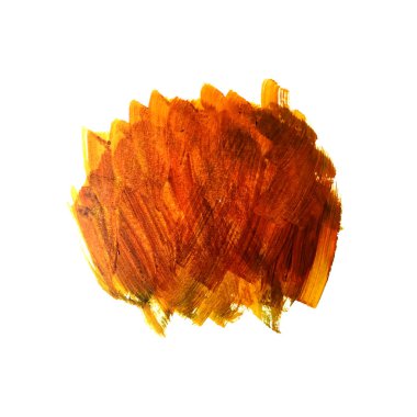 Parlak kahverengi fırça darbesi suluboya tasarım arka plan vektörü