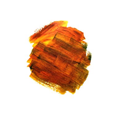 Kahverengi fırça darbesi suluboya tasarım arka plan vektörü