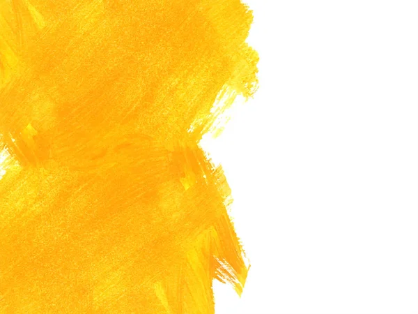 Elegant Yellow Watercolor Brush Stroke Design Background Vector — Διανυσματικό Αρχείο