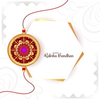 Mutlu Raksha Bandhan dini festivali Güzel arka plan vektörü