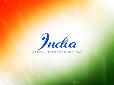 Hint bayrağı temalı Bağımsızlık Günü suluboya arka plan vektörünü kutluyor
