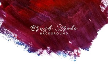 Mor ve mavi fırça darbesi pastel arka plan vektörü