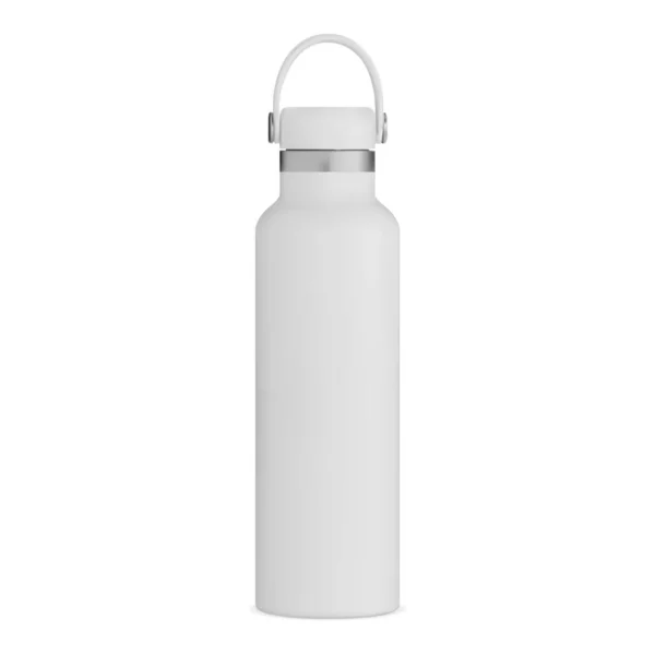 Thermoflasche Vorhanden Wasser Thermoflaschen Attrappe Aus Metall Reisethermoskanne Aus Edelstahl — Stockvektor