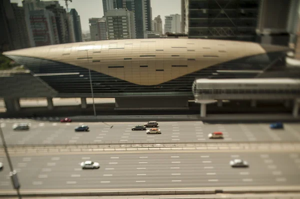 Tilt Shift picture of Dubai — Stok Foto