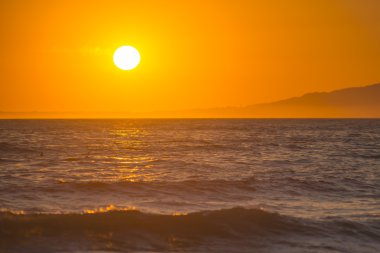 Kaliforniya 'da güzel gün batımı