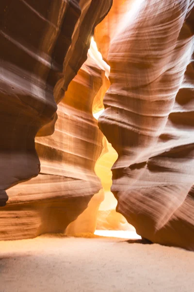 Antelope Canyon, Formación de roca abstracta — Foto de Stock
