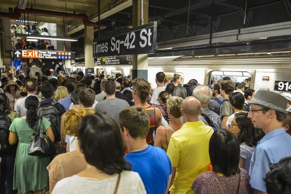 Tráfico en el metro de Nueva York —  Fotos de Stock