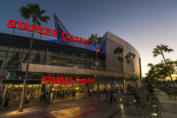 Los angeles, Amerikai Egyesült Államok - szeptember 14-én: naplemente, a staples center los Angelesben Jogdíjmentes Stock Képek