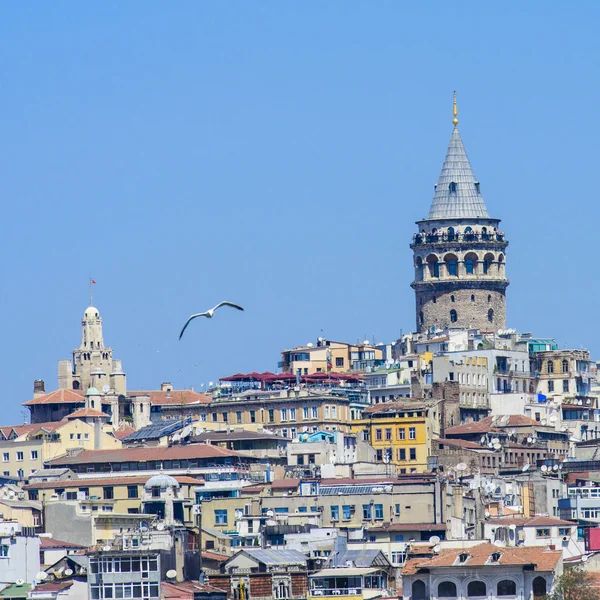 Πύργος galata στην Κωνσταντινούπολη — Φωτογραφία Αρχείου