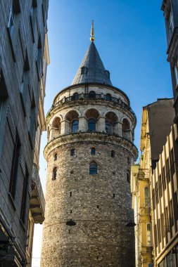 sabah, istanbul galata Kulesi üzerinde güzel manzara