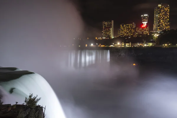 Night Landscape View on Toronto from Niagara Falls, USA side — Stock Photo, Image