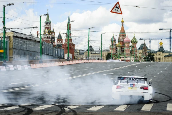 Dtm Profesjonalny kierowca andy priaulx — Zdjęcie stockowe