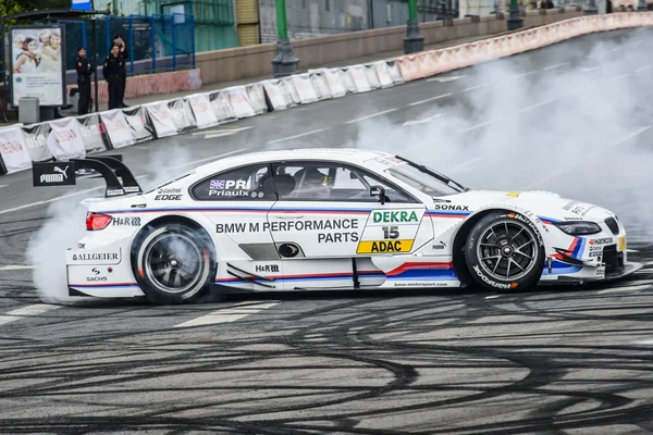 Profesionální dtm automobilový závodník andy priaulx — Stock fotografie