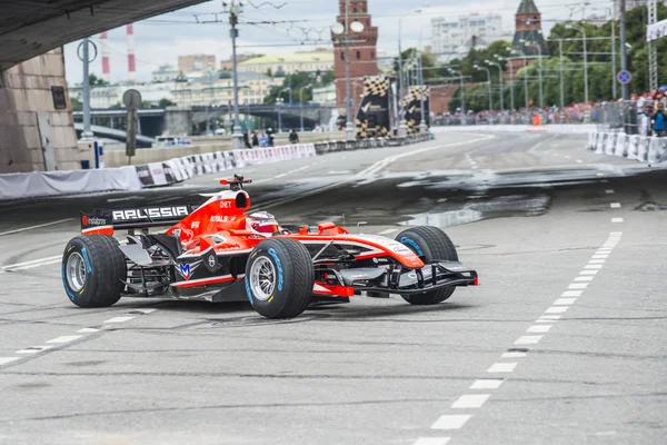 Profesionální formule 1 řidič marussia — Stock fotografie