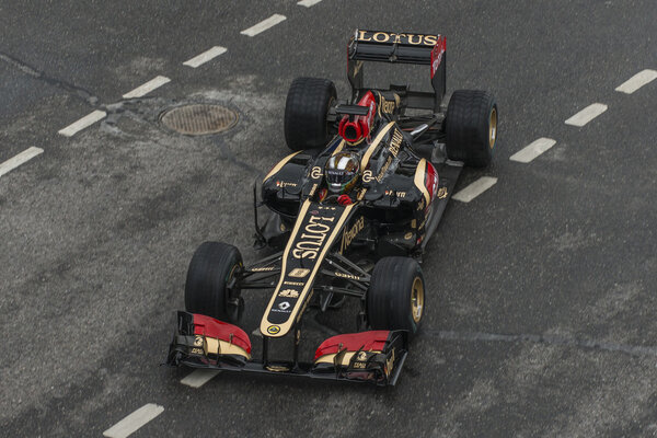 Professional Formula 1 Lotus Renault team in Moscow