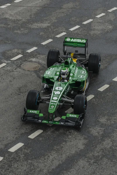 Professional Formula 1 Caterham F1 driver — Stock Photo, Image