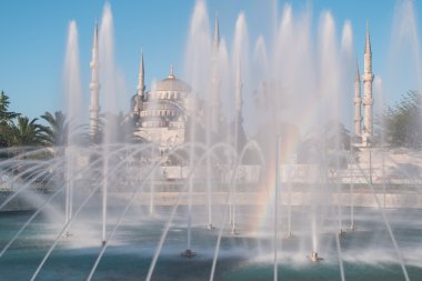 istanbul'da Sultanahmet Camii yakınında Çeşmesi