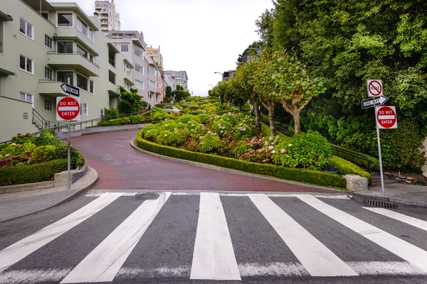 Lombard Street, São Francisco — Fotografia de Stock