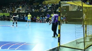 Rostov-on-Don, Rusya - 17 Ekim 2020: Hentbol maçı Rostov-Don - Metz France - 2020 Kadınlar EHF Şampiyonlar Ligi - Grup Turu