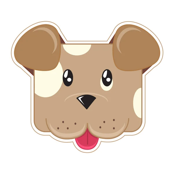 Perro cachorro — Vector de stock